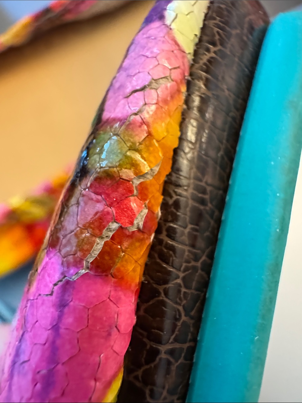Tieks Aquarella Floral Ballet Flats in Pink, Yellow & Orange - Picture 14 of 14